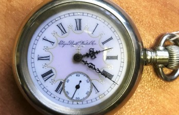 Американские антикварные карманные часы Эльжин Elgin