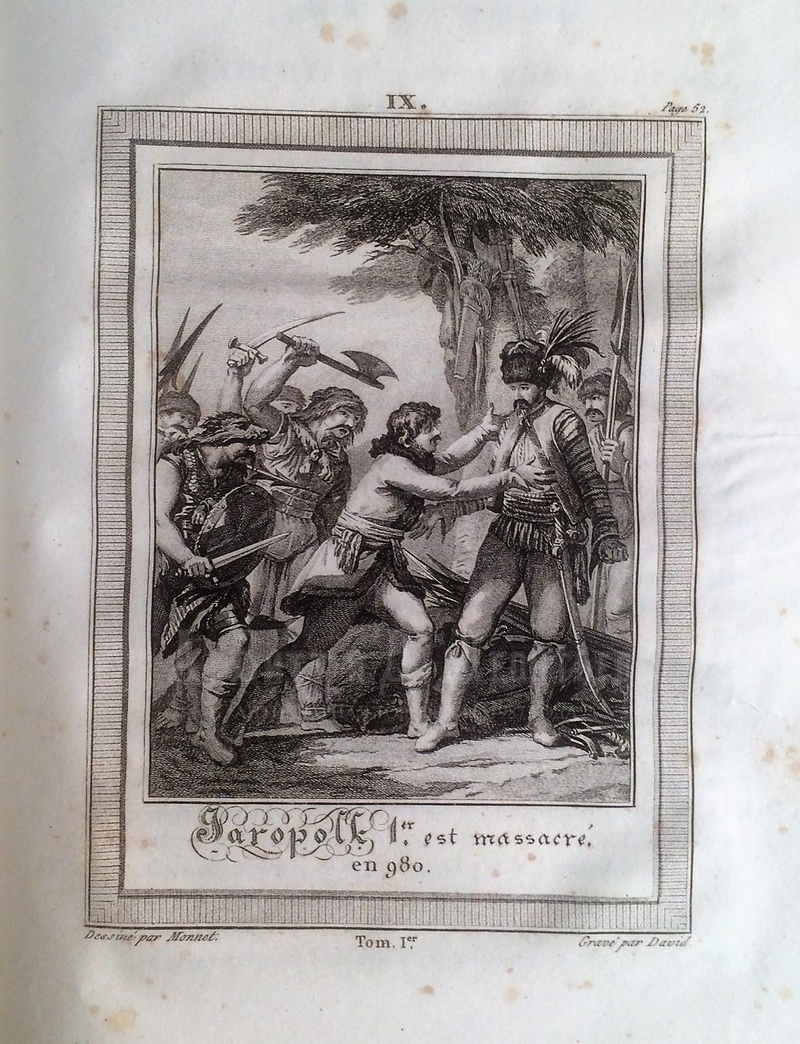 Histoire de Russie, representee par figures gravees par F.David