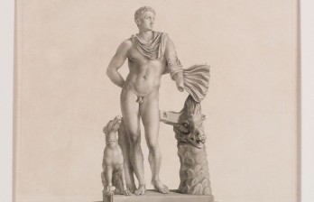 Гравюра антикварная Пиранези Мелеагр 18 век