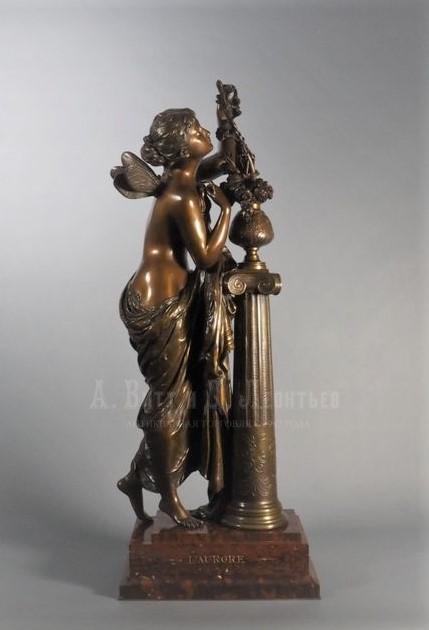 Бронзовая скульптура богиня Аврора Матурин Моро Mathurin Moreau