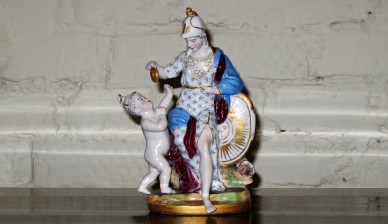 Антикварная статуэтка 18 века - Аллегория СЛАВЫ