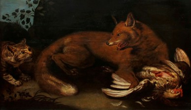 Добыча - Антикварная картина - David de Coninck
