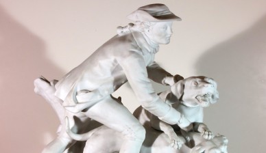 Охота - фарфоровая скульптура Севр