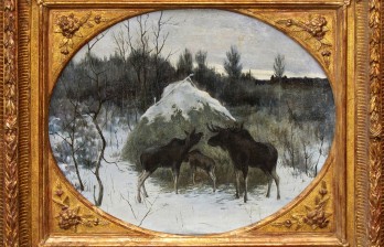  картины на охотничью тему, Россия, конец 19 века
