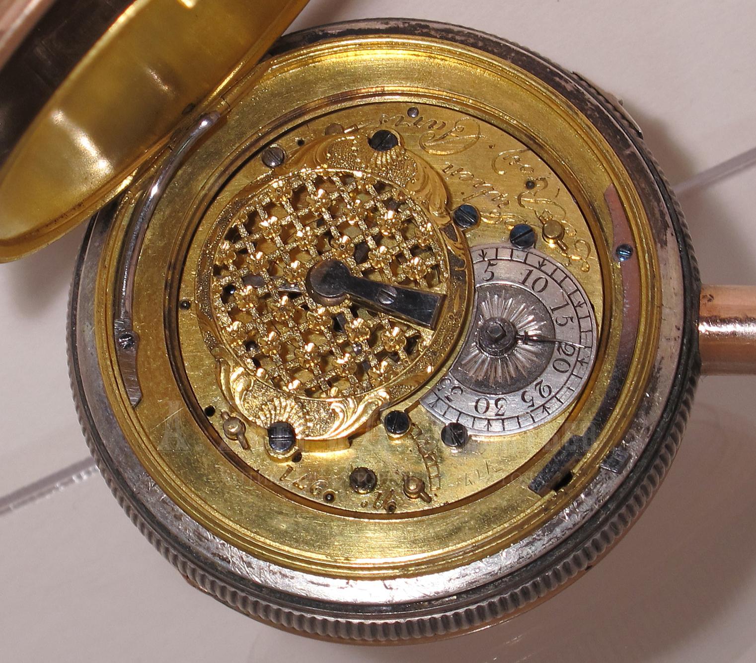 Антикварные часы с репетиром 18 века