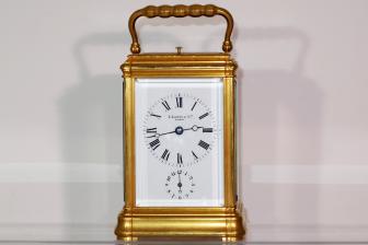 Антикварные каретные часы - L.Leroy &Cie