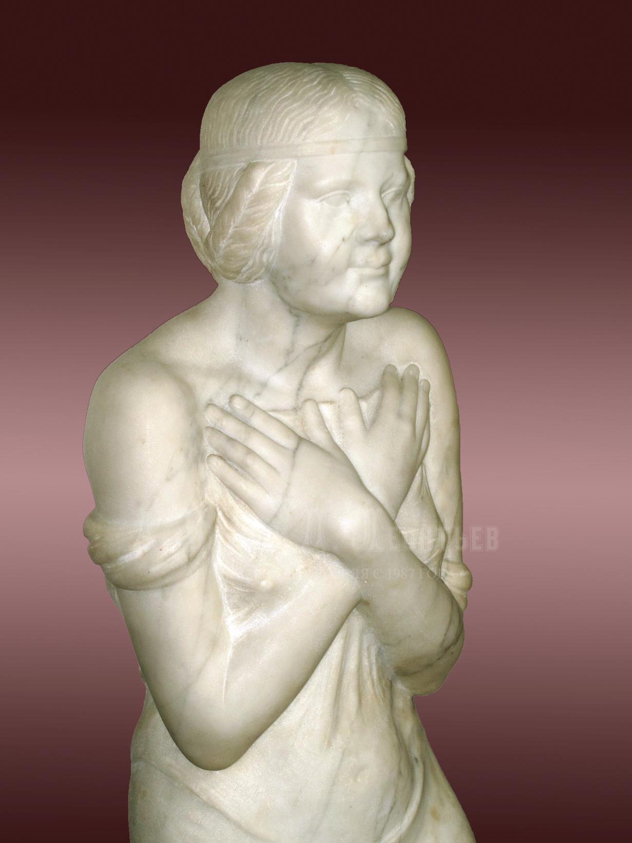 Антикварная мраморная скульптура - Hans Hubert DIETZSCH