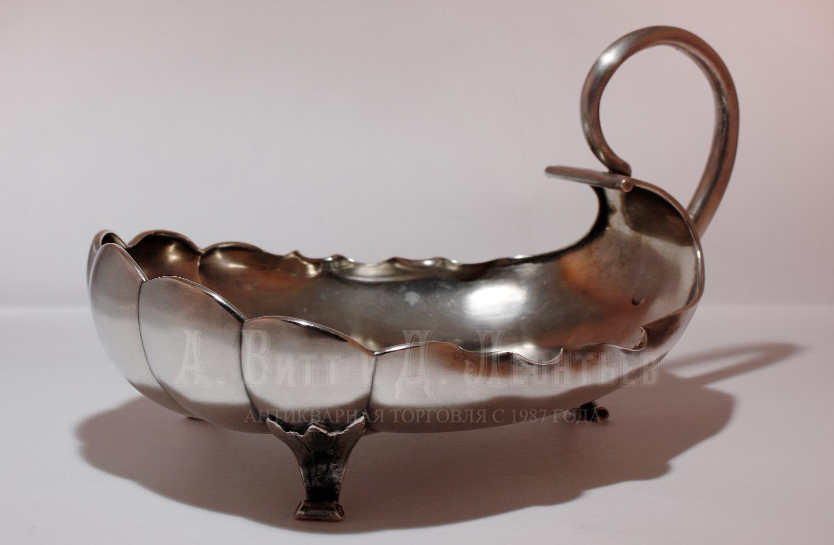Антикварная декоративная вазочка - Русское серебро 19 века