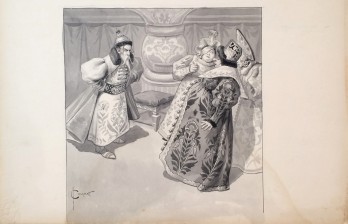 Соломко Сергей Сергеевич - иллюстрация к Сказке о царе Салтане