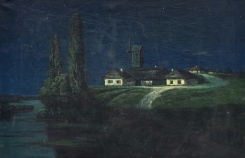 Копия с Куинджи - Ночной пейзаж