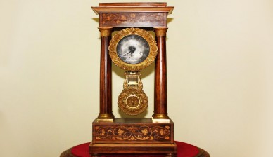 Арка - Антикварные каминные часы