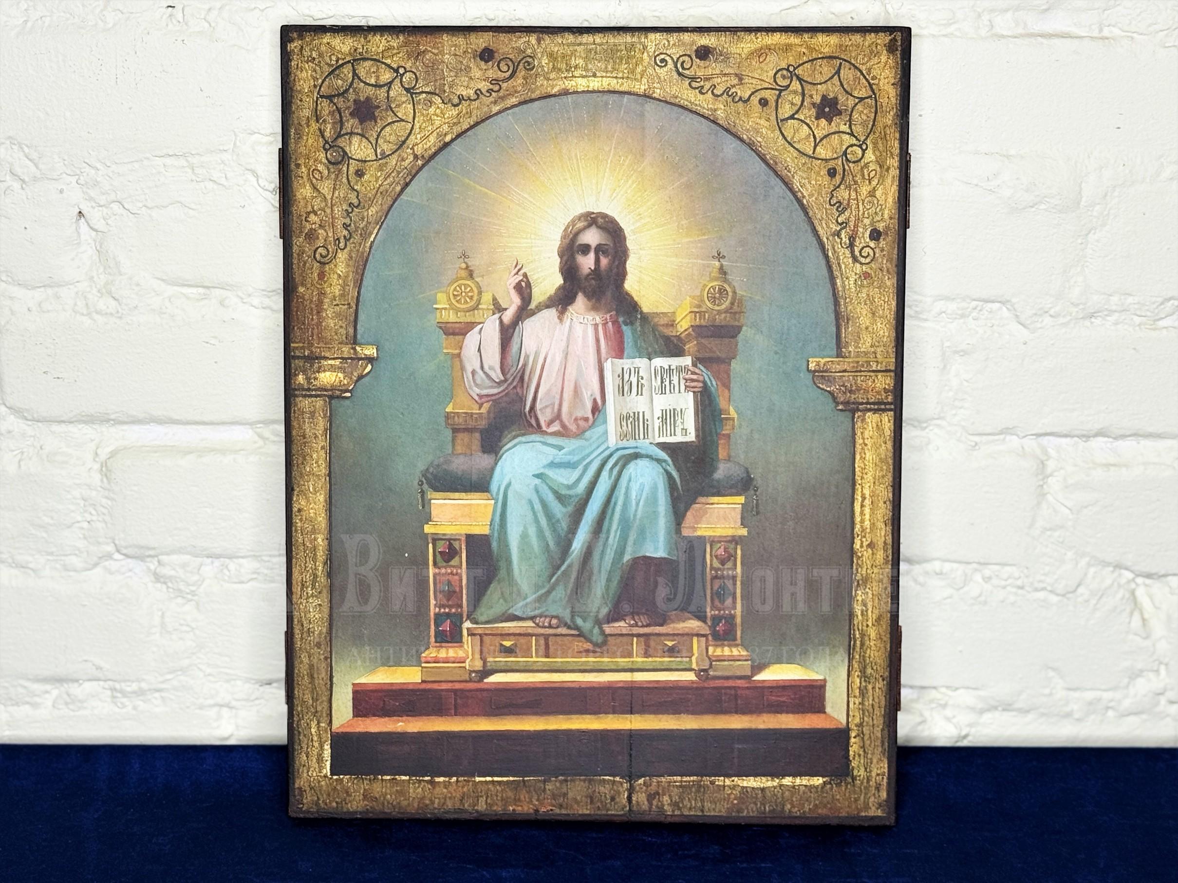 Икона Господь Вседержитель на Престоле