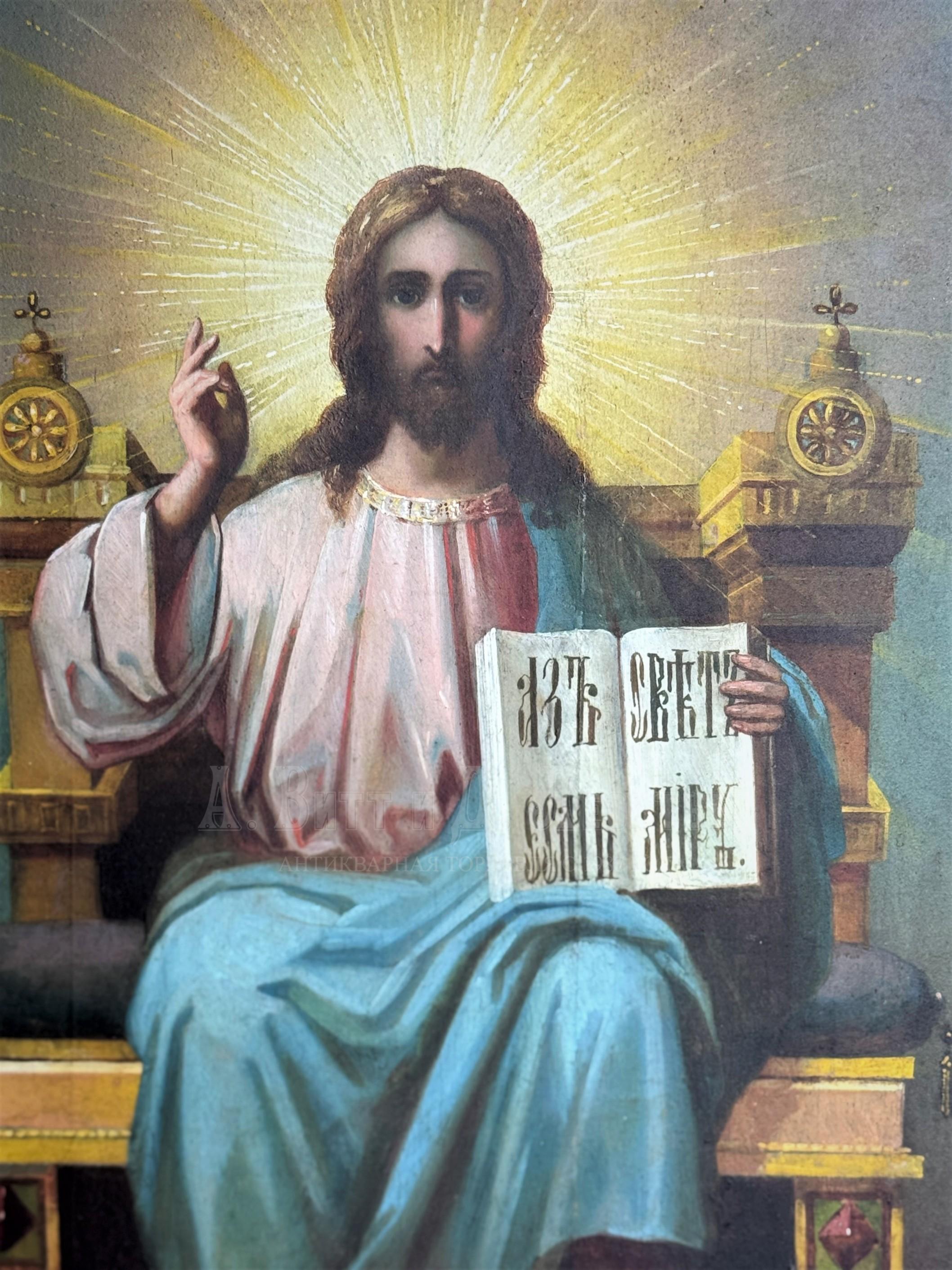 Икона Господь Вседержитель на Престоле