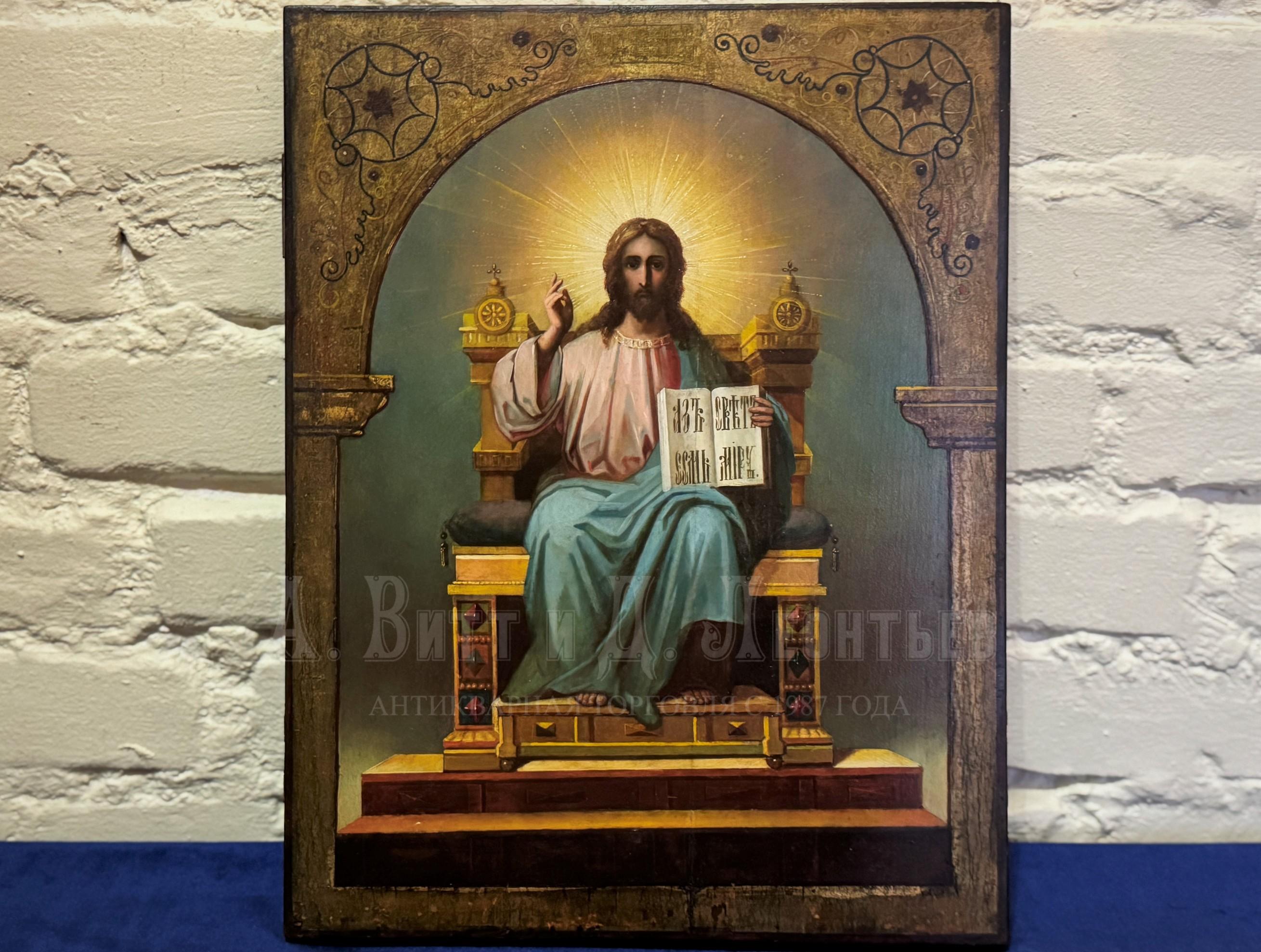 Икона Господь Вседержитель на Престоле