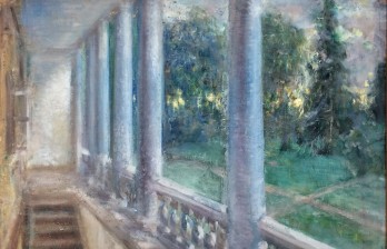Средин Александр Валентинович - Колоннада веранды в парке